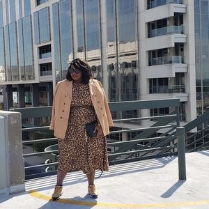 Leopard Midi dress